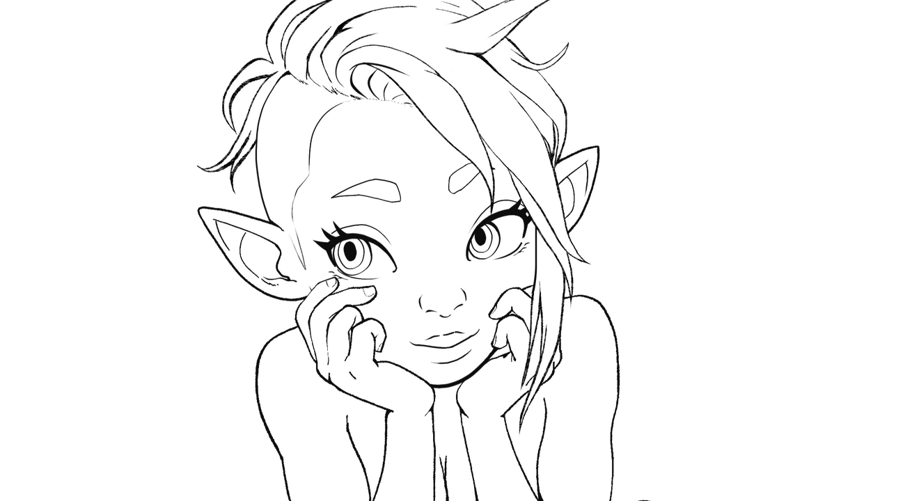 Lineart Transparent BG